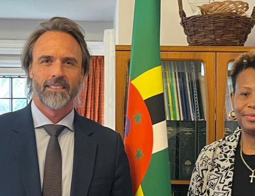 IMSO Director General Laurent Parenté visits the High Commission for The Commonwealth of Dominica